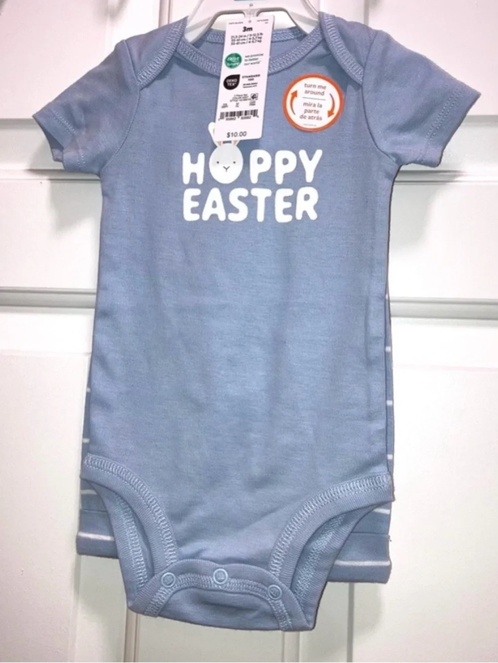 Carter's Just One You Baby Boys' Easter Endcap Striped Top & Bottom Set 0-3